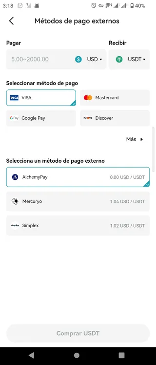 Complete your payment on Bitget App image 2