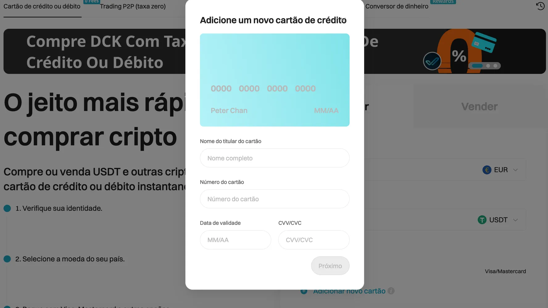 Enter the bank card details to complete your payment on Bitget Website image 2