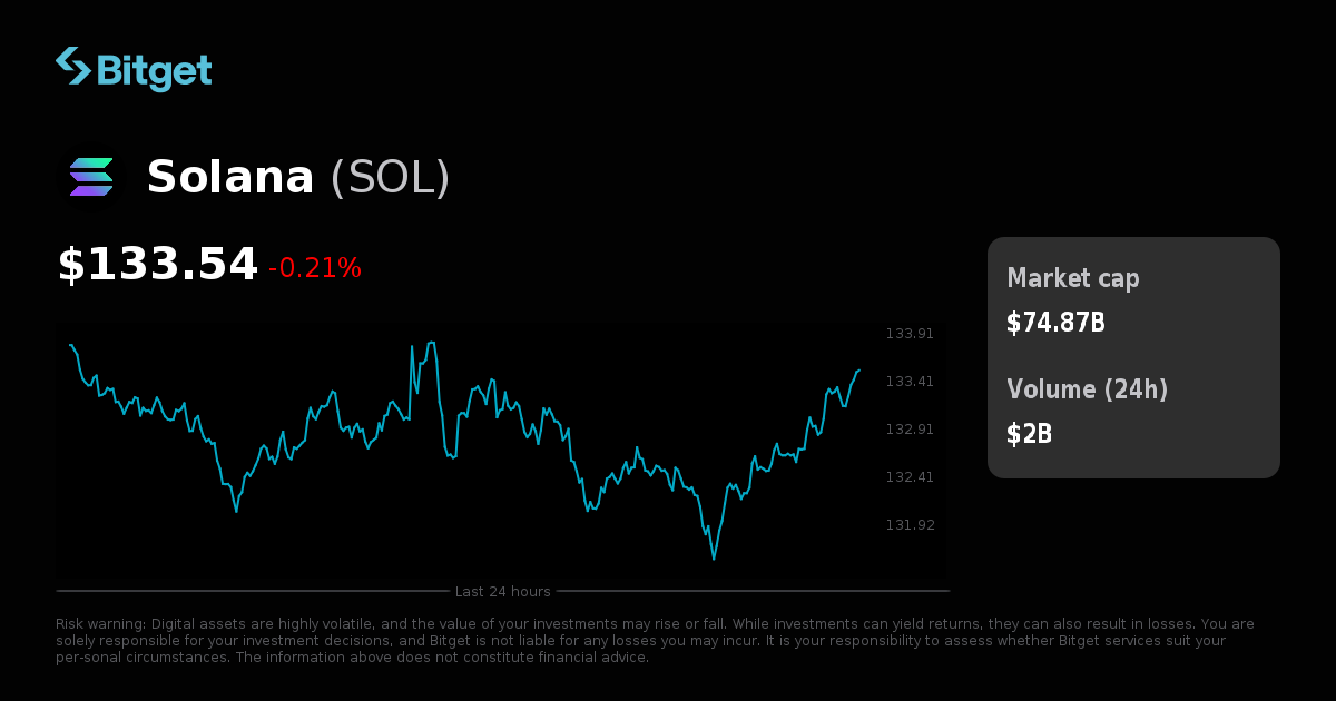 Solana Price USD, SOL Price Live Charts, Market Cap & News