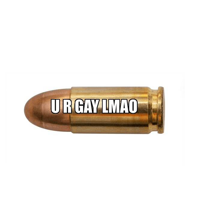 What is IF U READ THIS YOU ARE GAY LMAO(GAY BULLET)