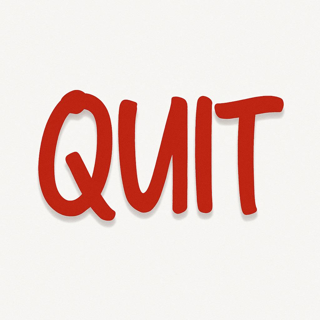 [如何出售] Quit (Quit)