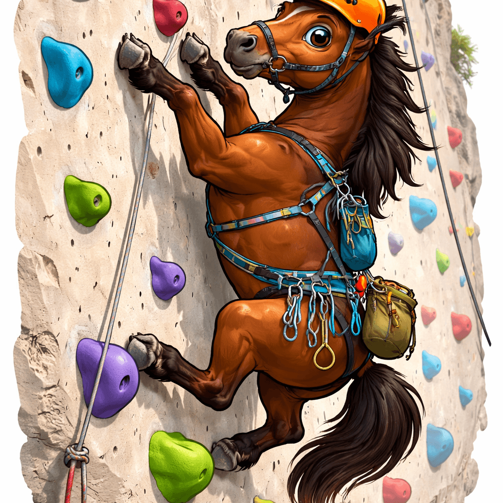 What is The rock climber horse(HORSE)