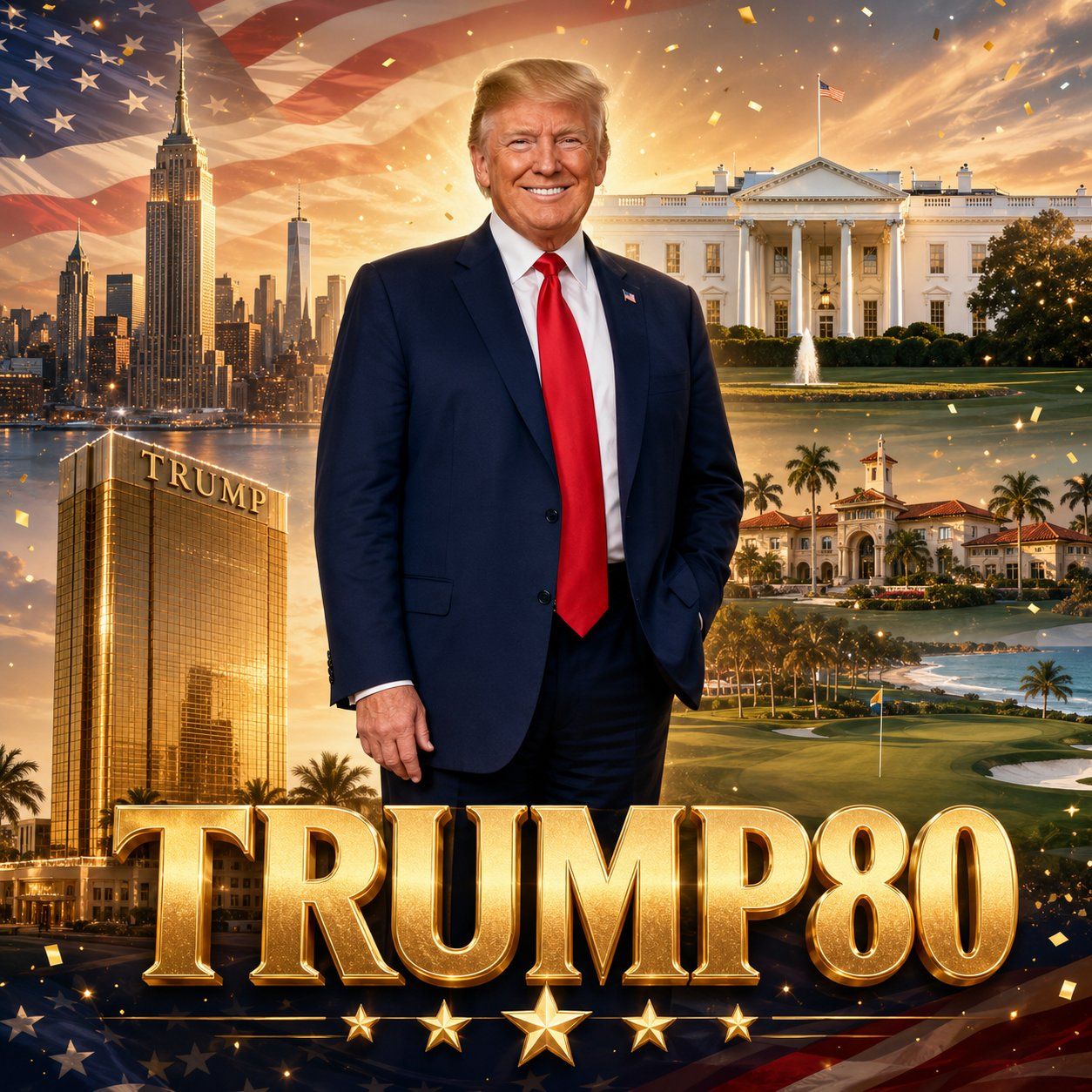 What is Trump's 80th Birthday(TRUMP80)