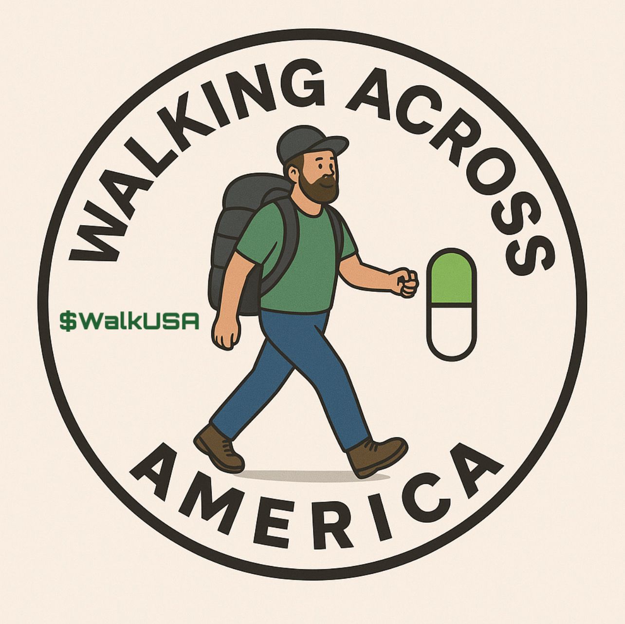 What is WALKING ACROSS AMERICA(walkusa)