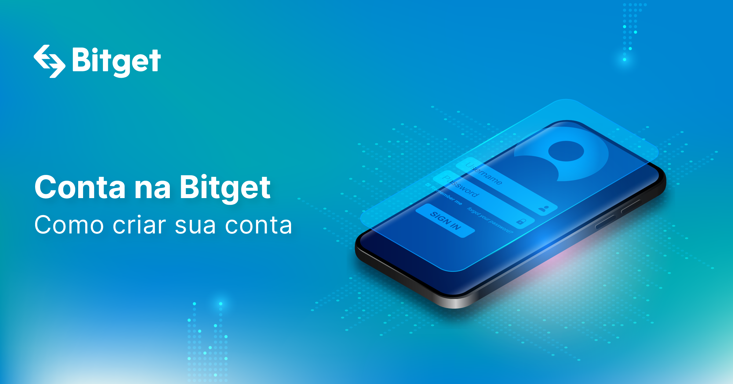 Como criar sua conta na Bitget