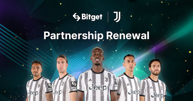 Bitget Juventus ile Yeniden Partner