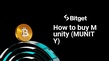 Comment acheter Munity