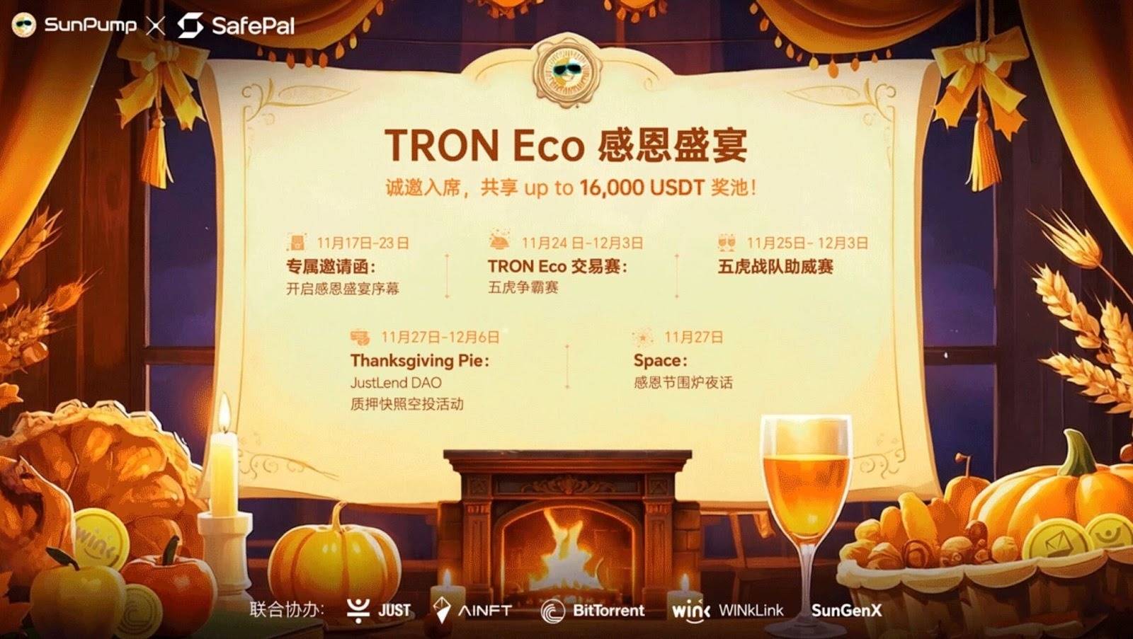 Llega una lluvia de premios, comienza el banquete de Acción de Gracias del ecosistema de TRON. image 0