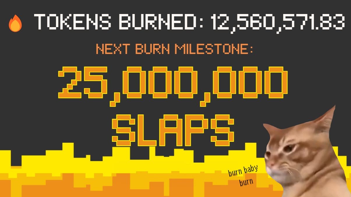 Trending New Meme Coin Catslap (SLAP) Price Surges 40% on Slap-to-Earn,  Buybacks, Burns and Upcoming CEX Reveal | Bitget News