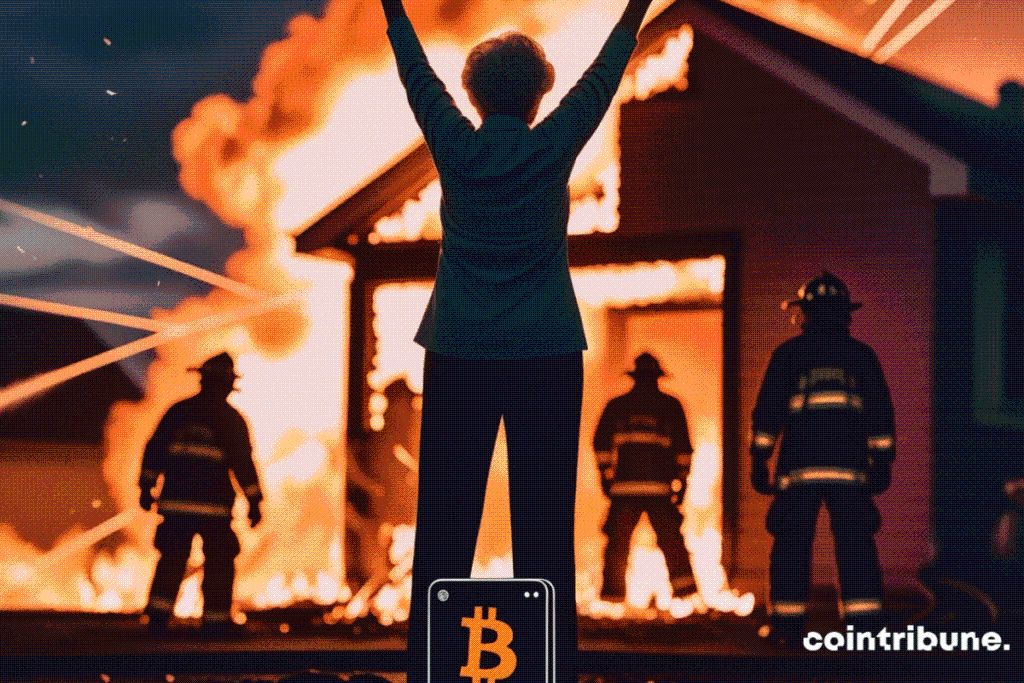 Los Angeles en flammes : Quand les cryptos partent aussi en fumée image 1