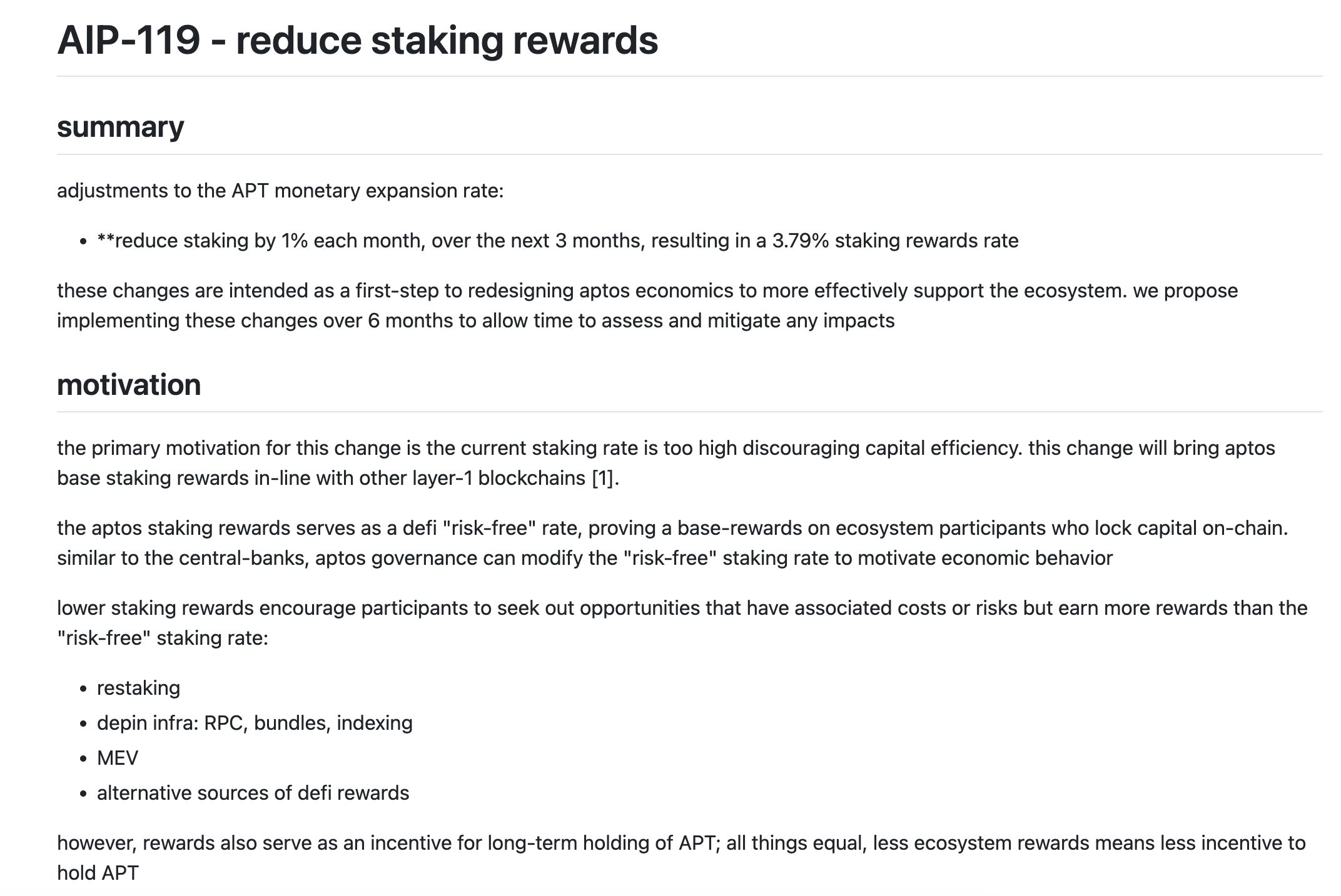 Stake Rewards Shift: Aptos Challenges Users to Engage More Actively image 0