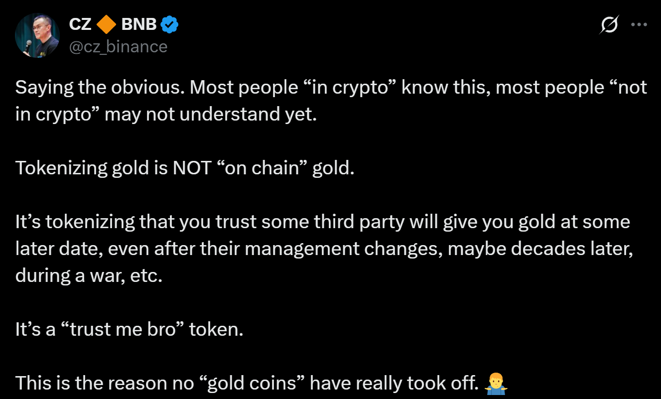 从去信任的 BTC,到代币化的黄金,谁才是真正的「数字黄金」? image 2