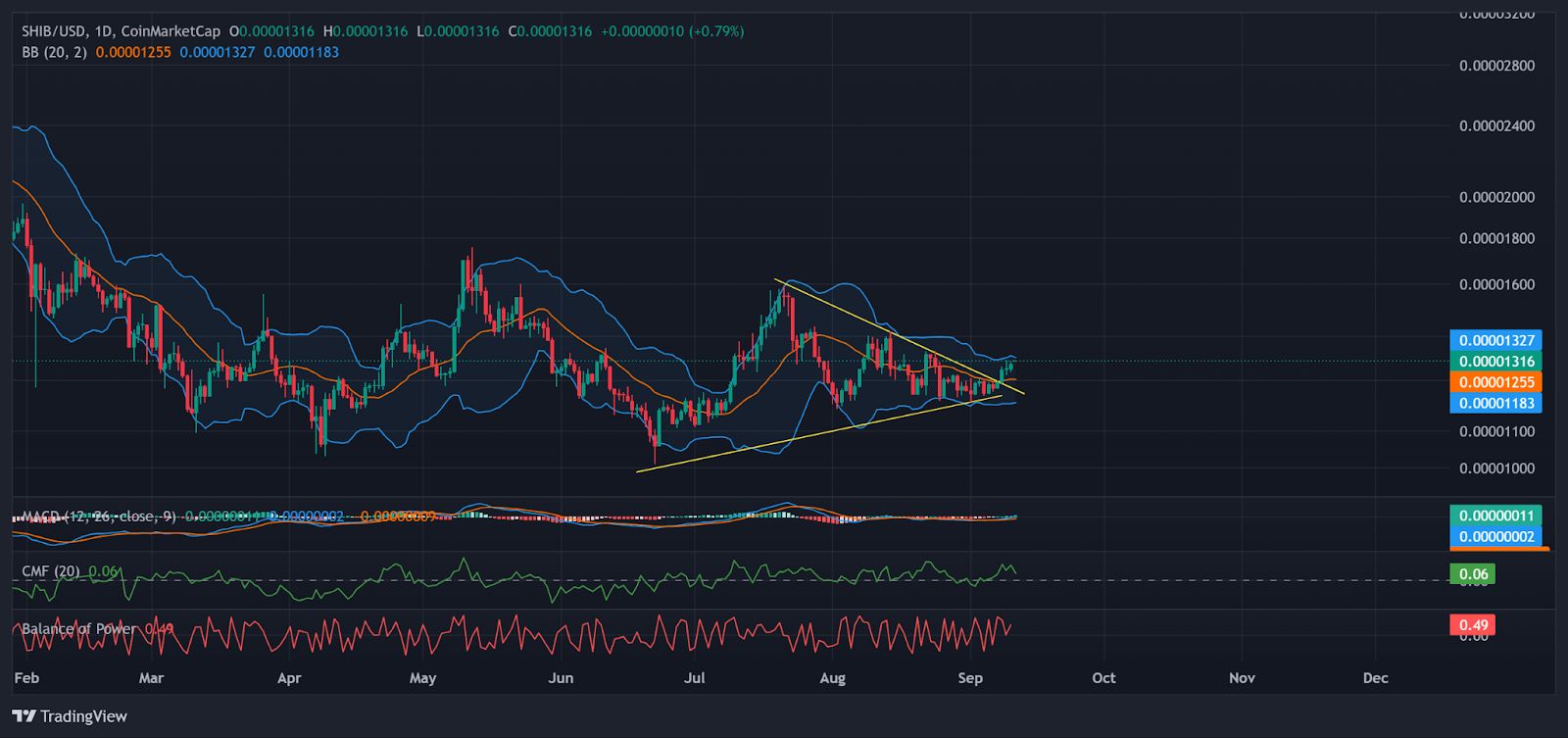La ruptura de Shiba Inu pone a la vista USD 0.000018 mientras los traders prueban la resistencia clave image 1