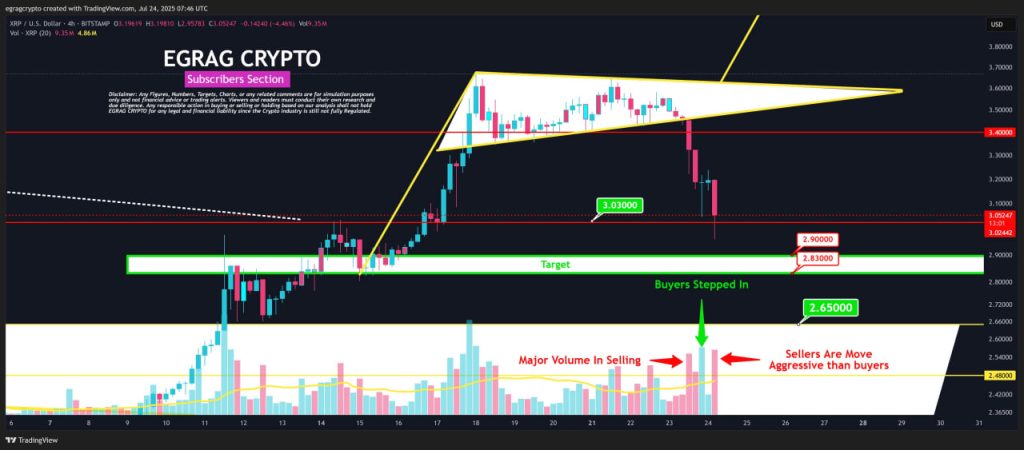 # Giá XRP giảm 19% nhưng các nhà phân tích nói rằng đây là một ‘sự điều chỉnh lành mạnh’ image 2