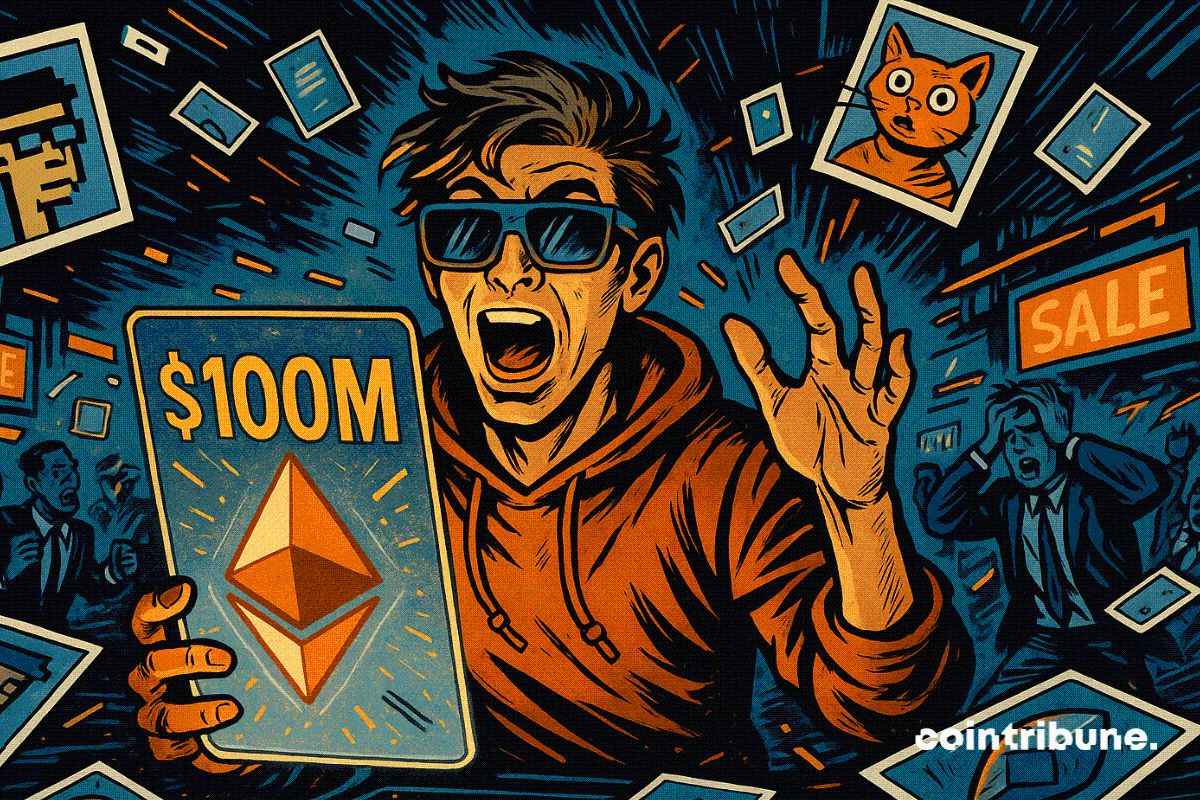 Les ventes de NFT sur Ethereum explosent à plus de 100 millions de dollars