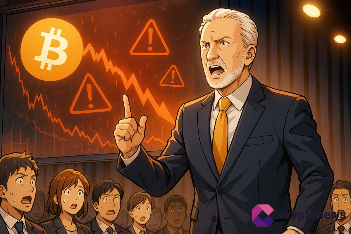 “Vendez maintenant” : l’avertissement brutal de Peter Schiff sur Bitcoin