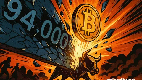 Bitcoin tăng vượt mốc 94.000 USD giữa bối cảnh Fed chưa chắc chắn