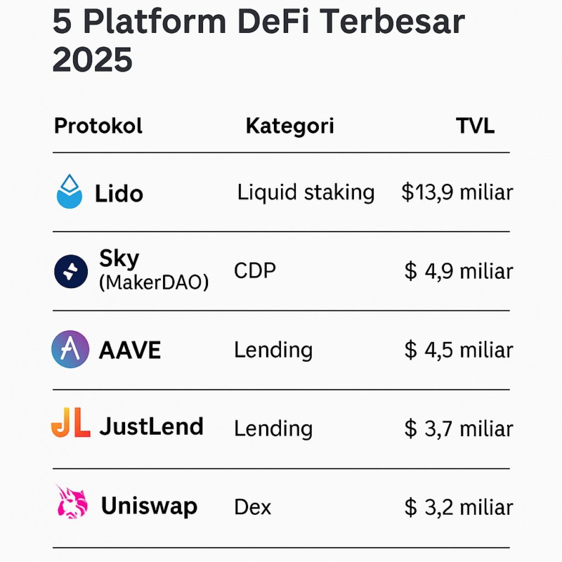 5 Platform DeFi Terbesar 2025 image 5