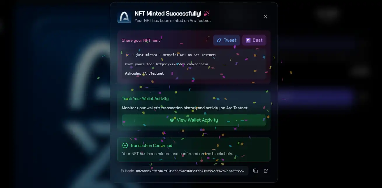 How to Participate in Circle's Native Chain Arc Testnet Interaction? image 11