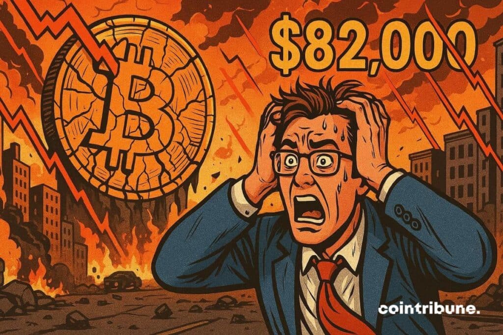 Bitcoin à 82 000 $ : La chute s’accélère avec 2 milliards de liquidations image 1