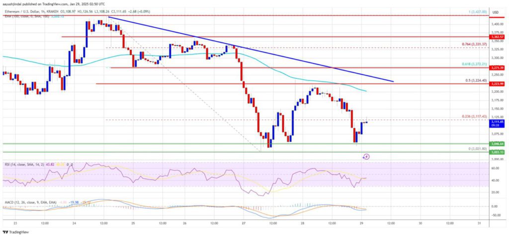 Ethereum (ETH) Berjuang di Level $3.220: Apakah Akan Naik atau Turun Lagi? (30/1/25) image 0