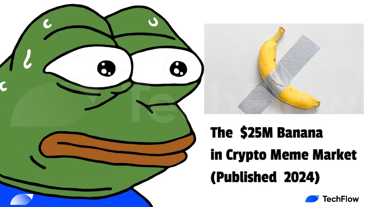 苏富比大香蕉市值破千万，Meme 板块开始玩艺术了？| 今日 Meme 角度大赏 image 0