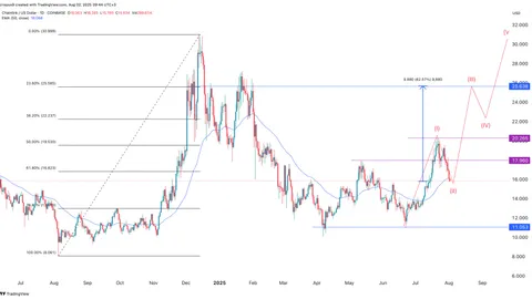 Elliot Wave points to a Chainlink price rebound as whales buy