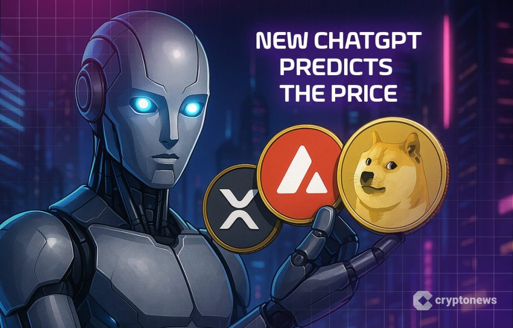 Neue ChatGPT KI prognostiziert den Preis von XRP, Avalanche und Dogecoin bis Ende 2025Maxi Doge: ChatGPT Nr. 1 Memecoin-100× Potential? image 0