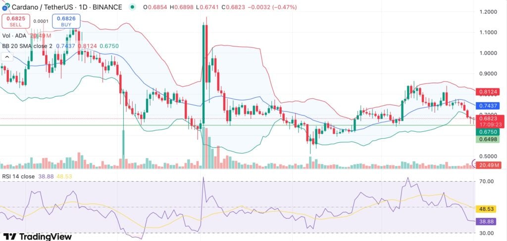 Cardano crosses 110M total transactions but technicals signal more downside image 0
