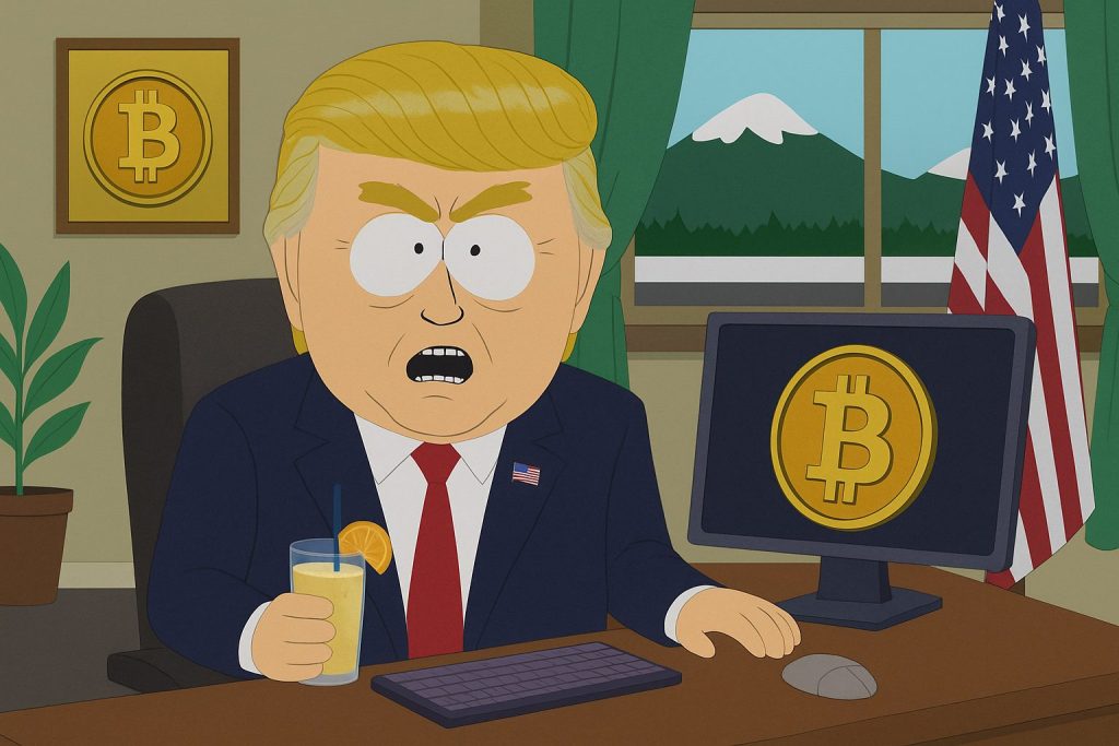 South Park dégomme Trump et sa ruée vers le Bitcoin image 1