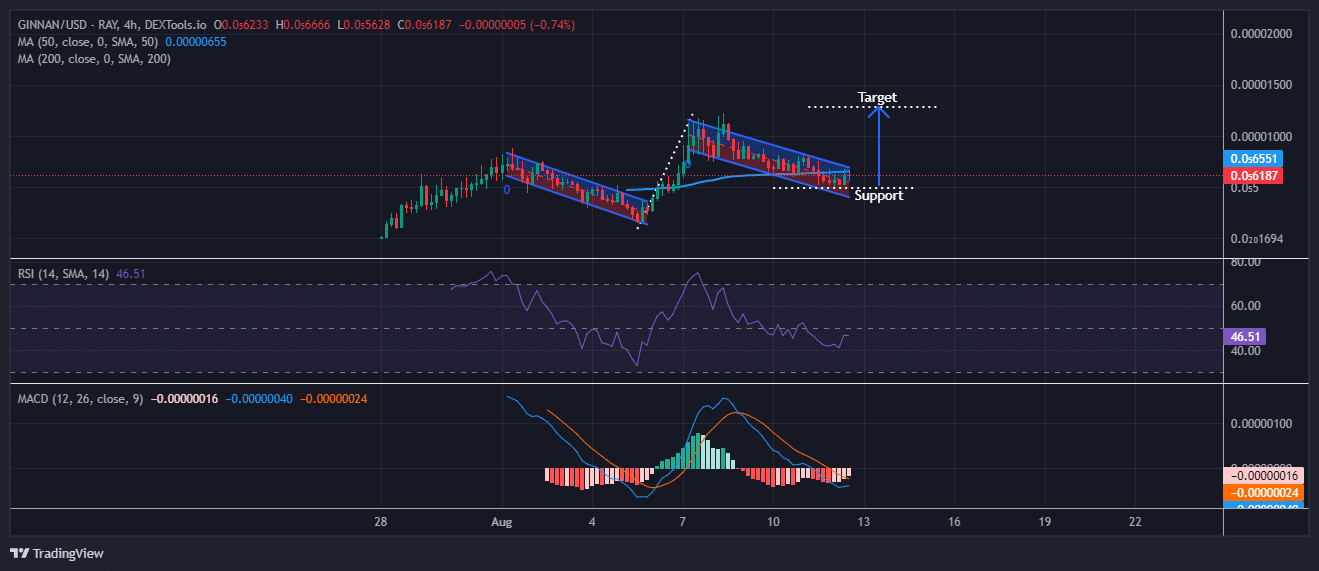 Ginnan The Cat Price Prediction: GINNAN Plunges 9% As Investors Flock To This P2E DOGE For 100X Gains image 1