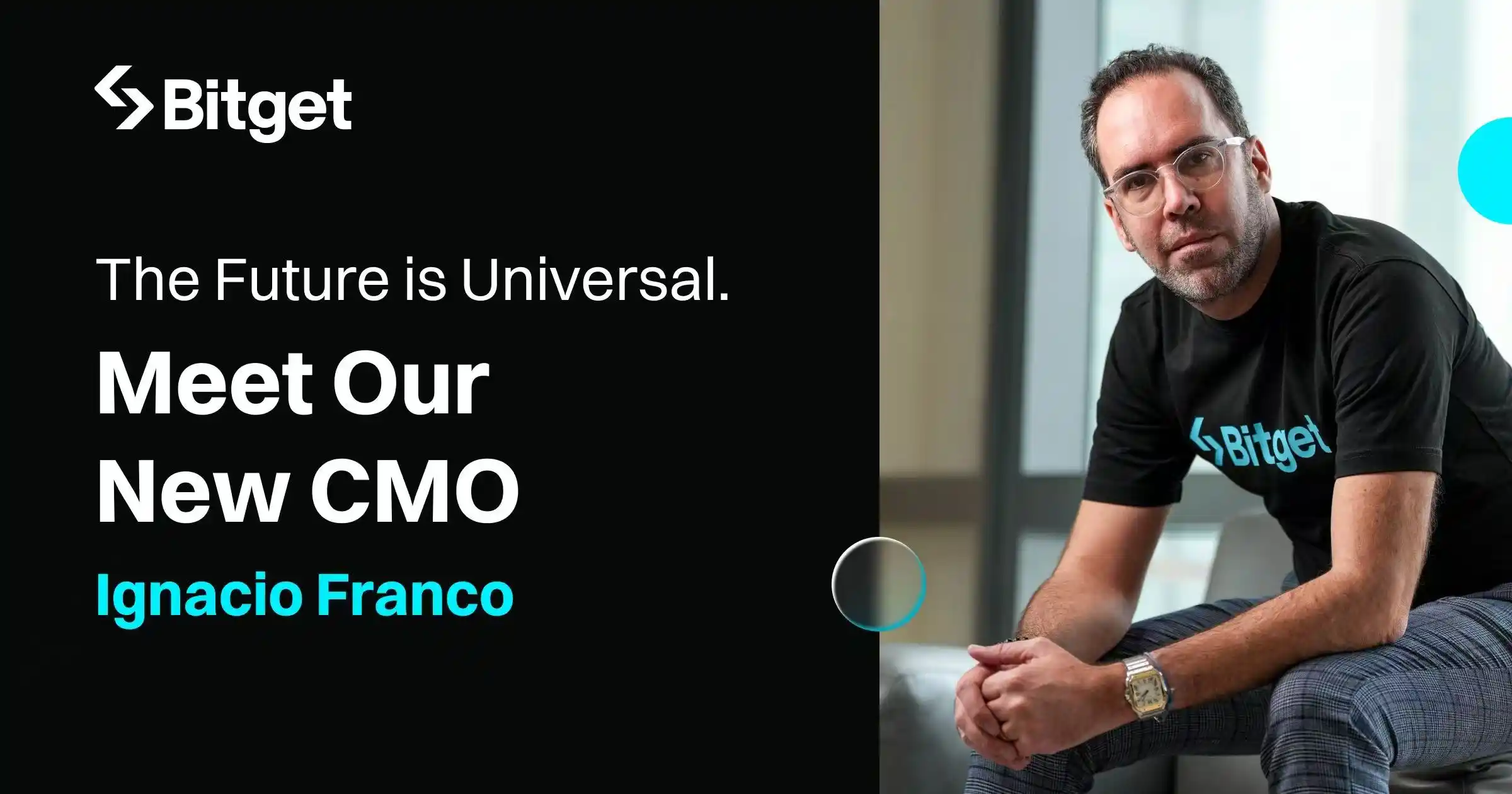 Bitget任命Ignacio Aguirre Franco为首席营销官（CMO）