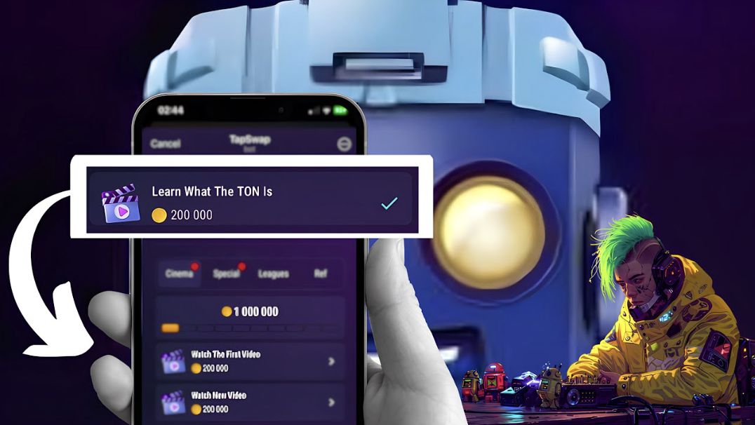 Комбо коды в игре‐кликере TapSwap – 22 октября image 1