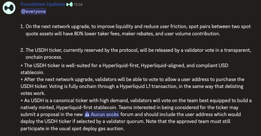 USDH : Hyperliquid veut s’imposer face à USDT et USDC avec son stablecoin maison image 1