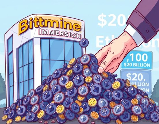 Ethereum Purchases: Bitmine Immersion Targets Massive $20 Billion Goal