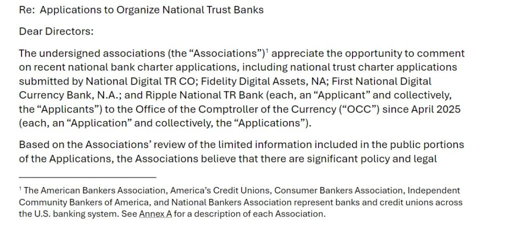 Ripple bloqué : 42 banques s’opposent à sa licence bancaire image 3