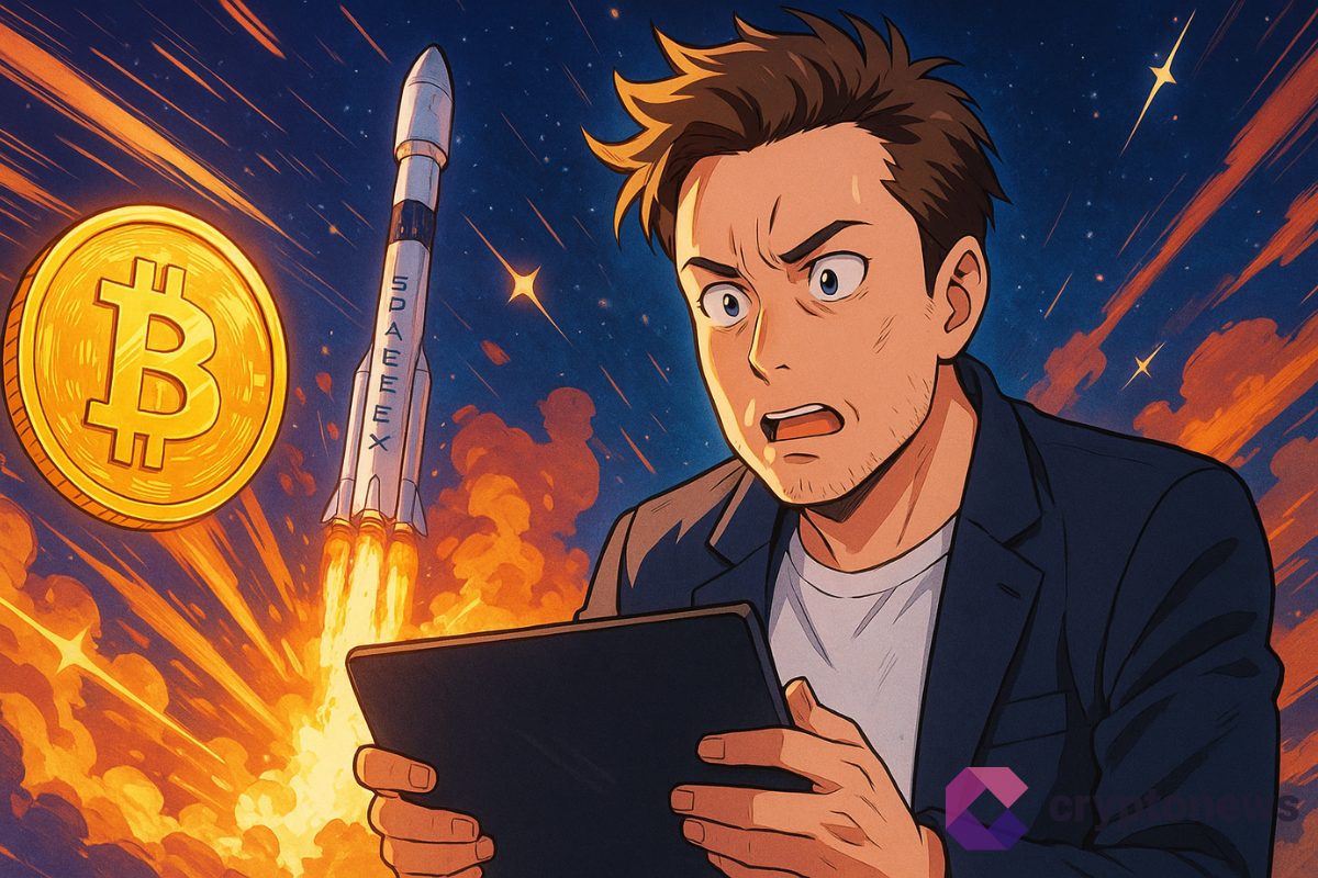 SpaceX transfère 1 308 BTC après 3 ans d’inactivité : que prépare Elon Musk ?