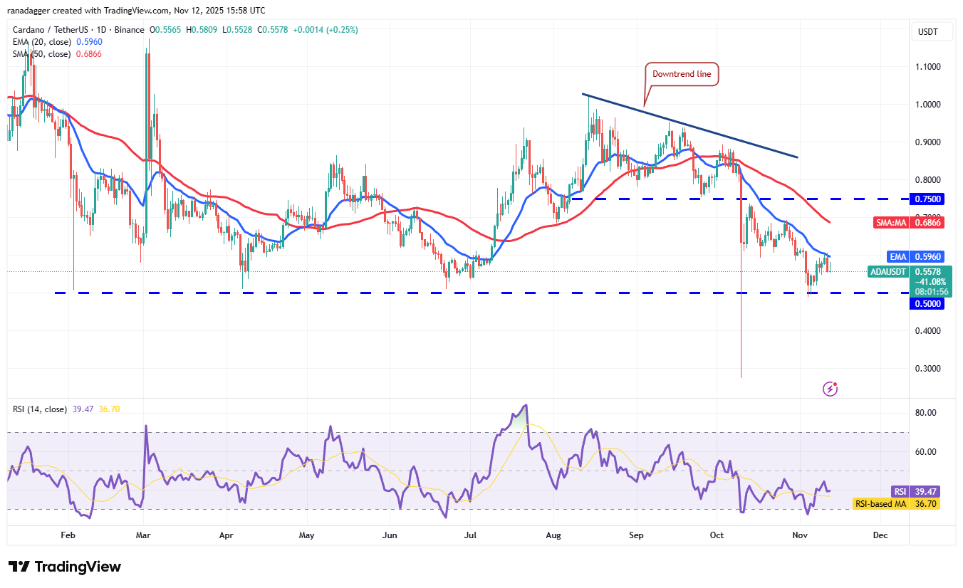 價格預測 11/12：BTC、ETH、XRP、BNB、SOL、DOGE、ADA、HYPE、LINK、BCH image 7