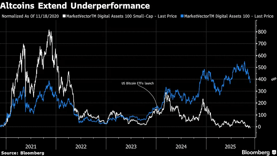 Bitcoin Slump Deepens as Small-Cap Cryptos Sink to Four-Year Lows image 5