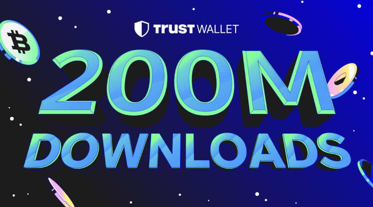 Trust Wallet erreicht Meilenstein von 200 Millionen Downloads image 0