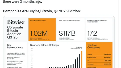 48 nowych skarbców Bitcoin w 90 dni: dane Bitwise podkreślają korporacyjną akumulację