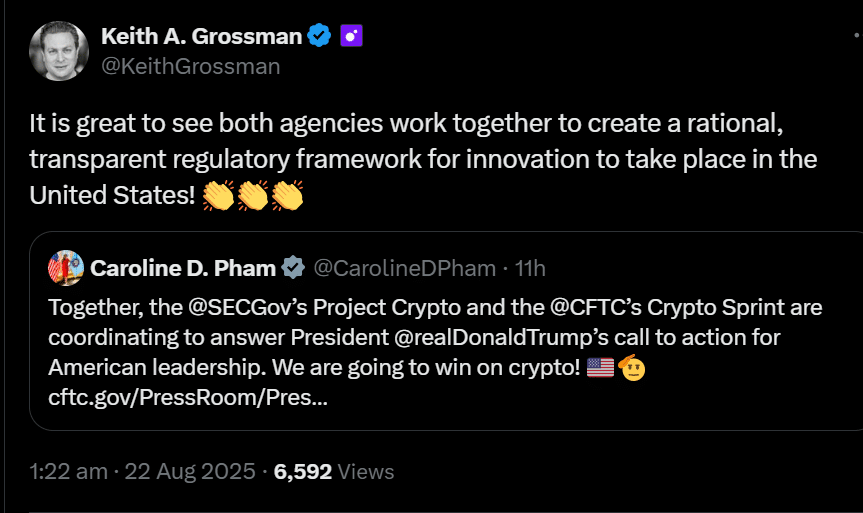 CFTC’s Second ‘Crypto Sprint’ Could Influence Crypto Spot and Futures Rules as Public Comment Period Opens image 2