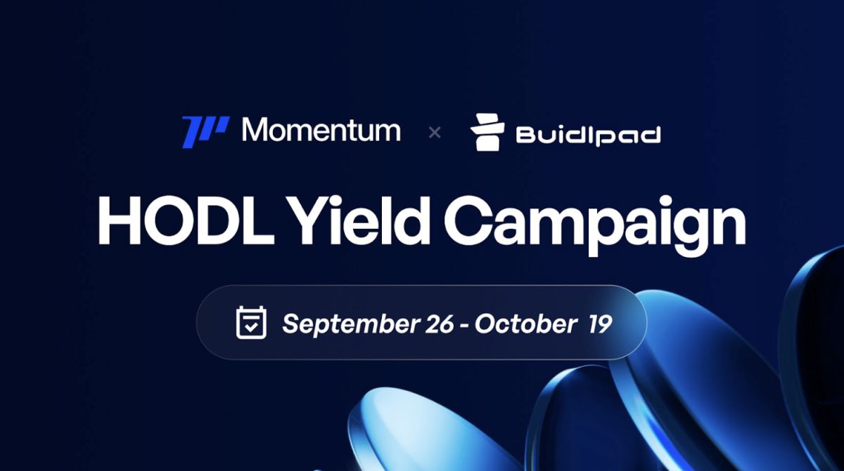 Momentum Bermitra dengan BuidlPad untuk Meluncurkan Kampanye HODL Yield, Menawarkan Hingga 155% APY image 0