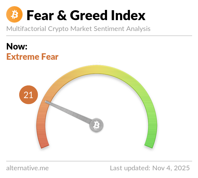 Awas! Market Kripto Masuk Zona Bahaya “Extreme Fear” Setelah Bitcoin Runtuh di Bawah US$106.000