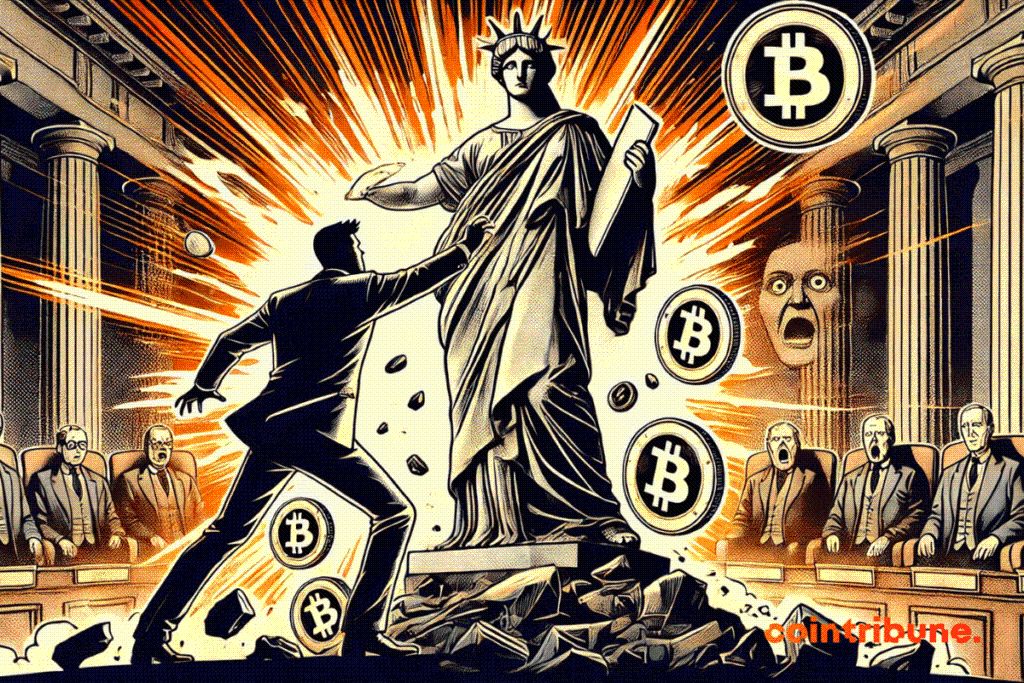 Trump accusé de vouloir remplacer le dollar par sa propre crypto image 1
