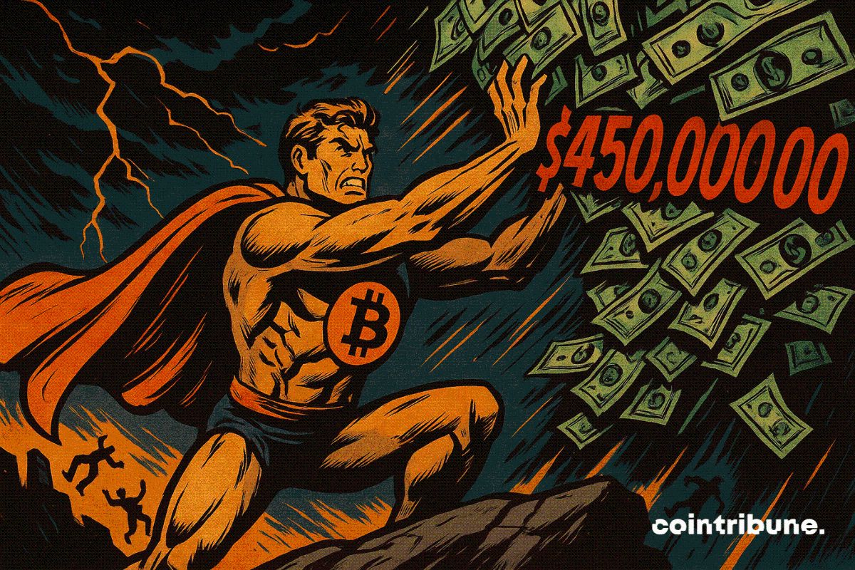 Bitcoin résiste à une nouvelle vente massive de 450 millions de dollars