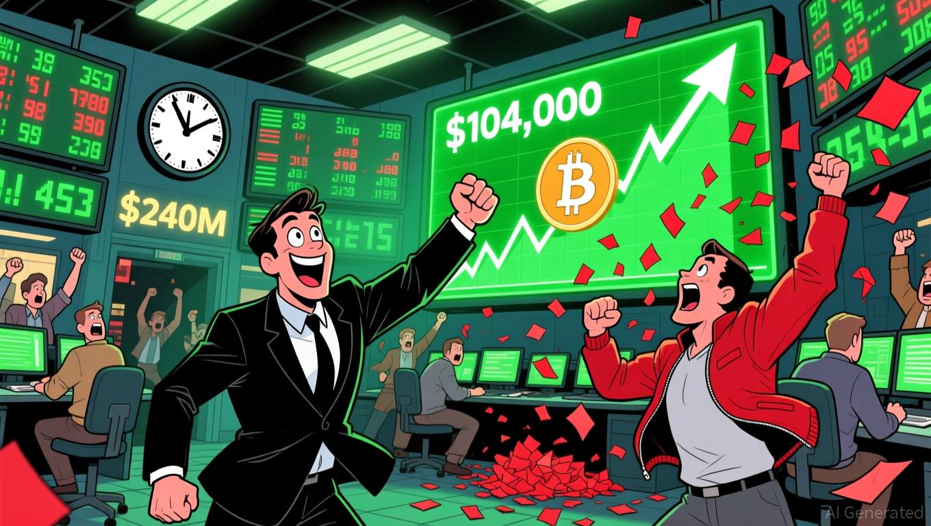 Bitcoin News Today: Whale Faces $190M Short Liquidation Risk as Bitcoin Approaches $104K
