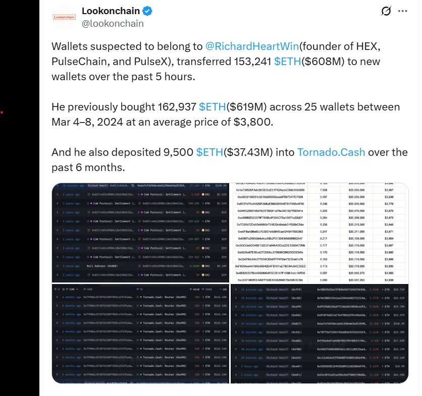Ричард Херд только что перевел $600 млн в ETH на фоне денежного торнадо и последствий действий Комиссии по ценным бумагам и биржам США image 0