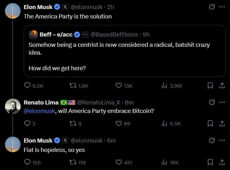 Elon Musk confirma que