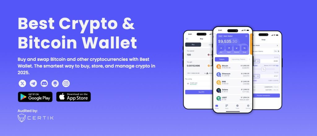 Protéger ses cryptomonnaies ? Le portefeuille non-custodial Best Wallet est la meilleure solution image 1